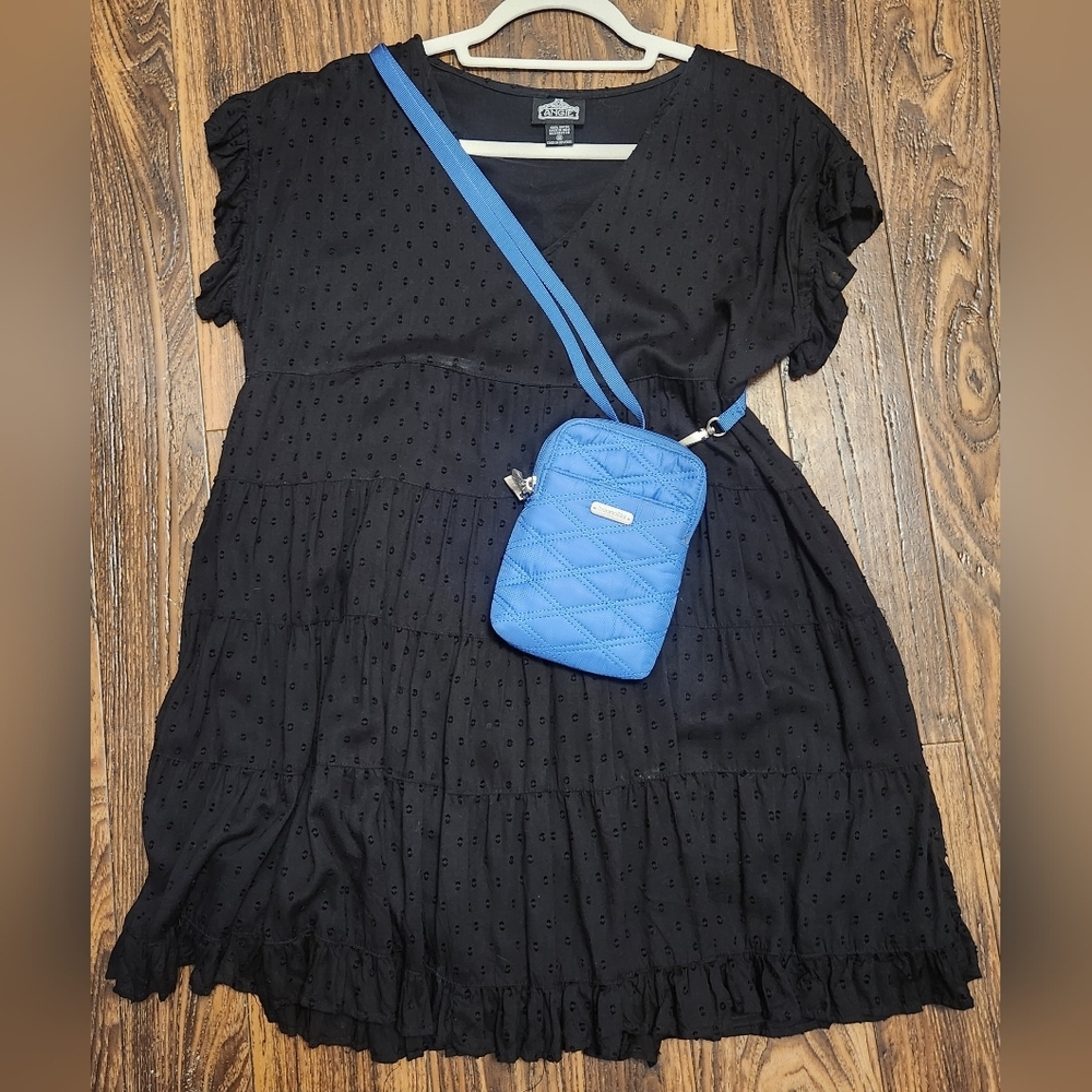 Baggallini New Crossbody Blue Quilted Bag
